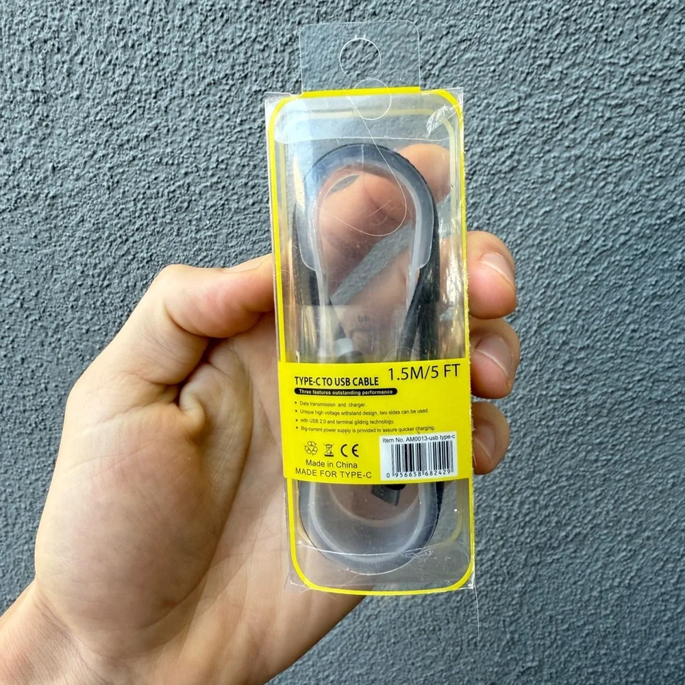Type-C to USB Cable - Black